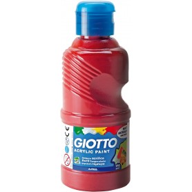 FLACONE ACRILYC GIOTTO 250ML  ROSSO