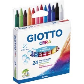 PASTELLI CERA 24 PZ. GIOTTO