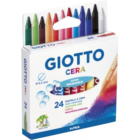 PASTELLI CERA 24 PZ. GIOTTO