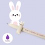 PENNA GEL CANCELLABILE BUNNY INK VIOLA