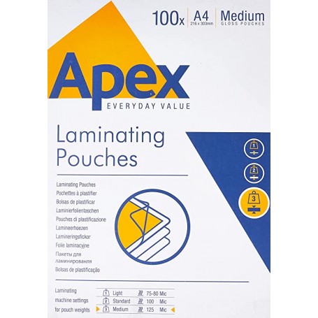 APEX POUCHES A4 125MY